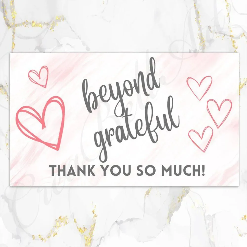 60 Thank You Cards | beyond Grateful 3.5